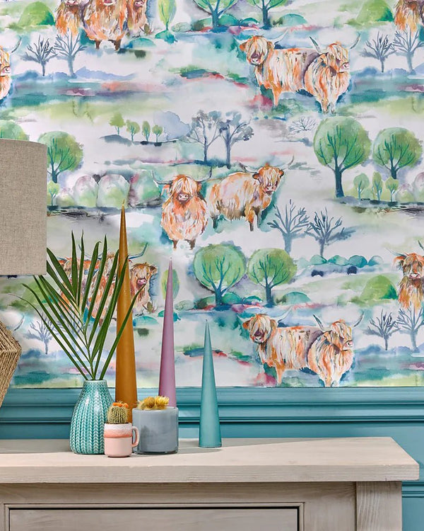 HEILAN 1.4M WIDE-WIDTH WALLPAPER HERD by Voyage Maison