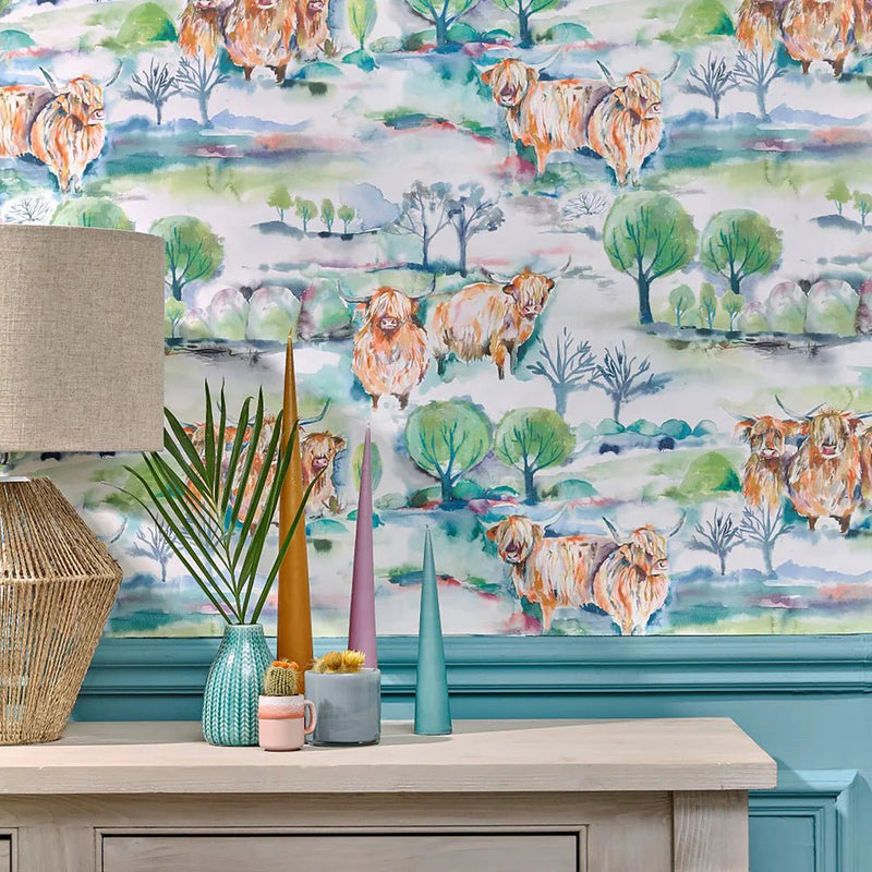 HEILAN 1.4M WIDE-WIDTH WALLPAPER HERD by Voyage Maison