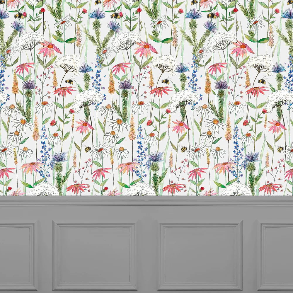 Voyage Maison Voyage Maison Wallpaper Animals HERMIONE 1.4M WIDE WIDTH WALLPAPER (BY THE METRE) in Linen