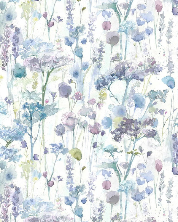 ILINIZAS 1.4M WIDE-WIDTH WALLPAPER VIOLET by Voyage Maison