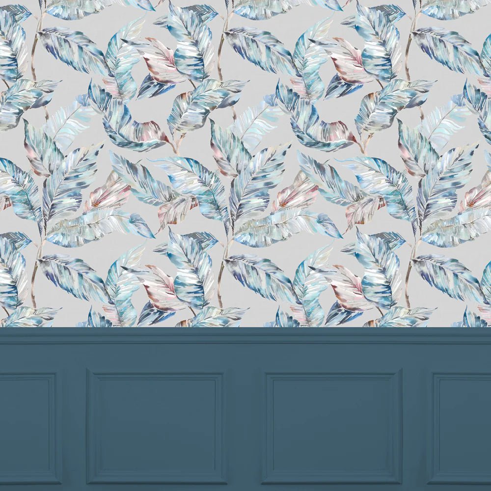 Voyage Maison Voyage Maison Wallpaper Animals Mizuna 1.4m Wide Width Wallpaper (By The Metre) in Cobalt