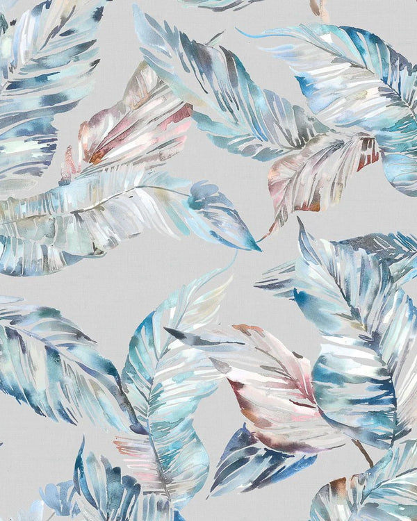 MIZUNA 1.4M WIDE-WIDTH WALLPAPER COBALT by Voyage Maison.