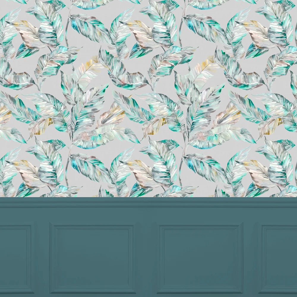 Voyage Maison Voyage Maison Wallpaper Animals Mizuna 1.4m Wide Width Wallpaper (By The Metre) in Emerald