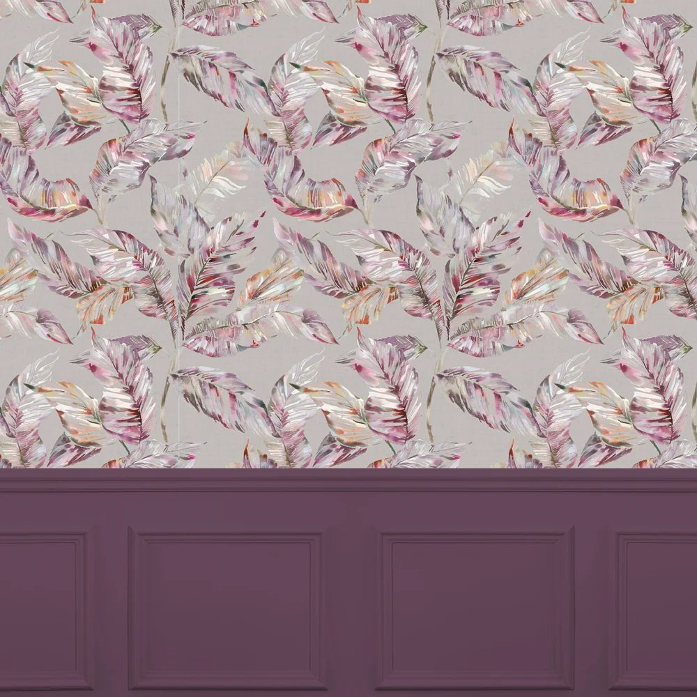 Voyage Maison Voyage Maison Wallpaper Animals Mizuna 1.4m Wide Width Wallpaper (By The Metre) in Tourmaline