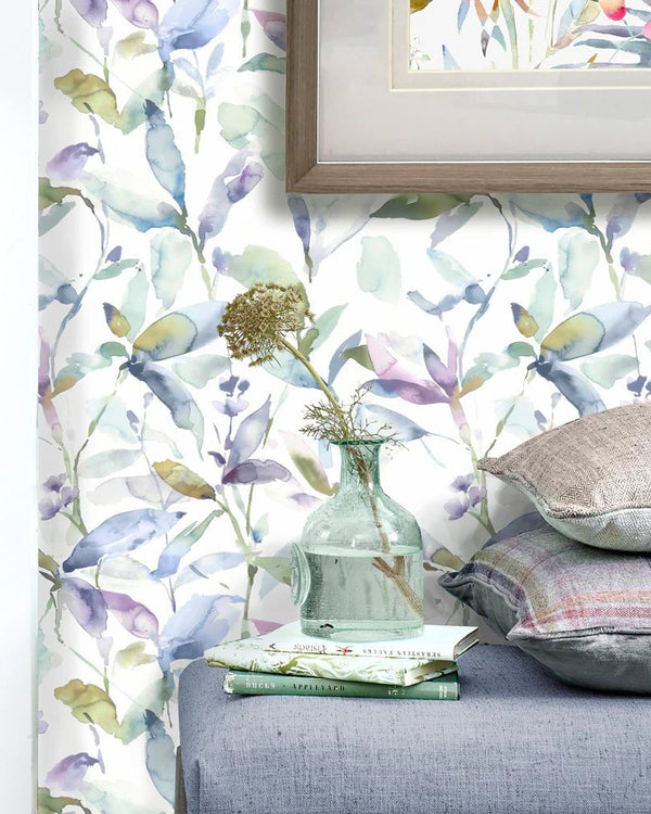 NAURA 1.4M WIDE-WIDTH WALLPAPER PACIFIC  by Voyage Maison