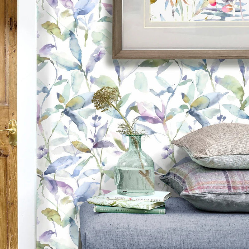 NAURA 1.4M WIDE-WIDTH WALLPAPER PACIFIC  by Voyage Maison