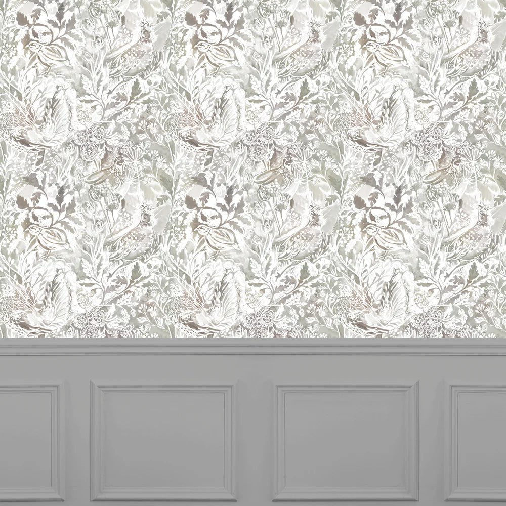 Voyage Maison Voyage Maison Wallpaper Animals Rothesay 1.4m Wide Width Wallpaper (By The Metre) in Nut