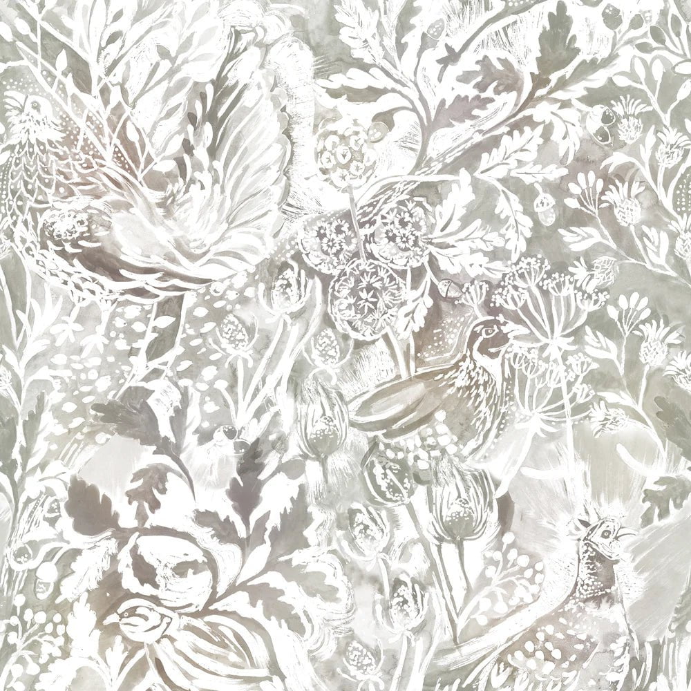 Voyage Maison Voyage Maison Wallpaper Animals Rothesay 1.4m Wide Width Wallpaper (By The Metre) in Nut