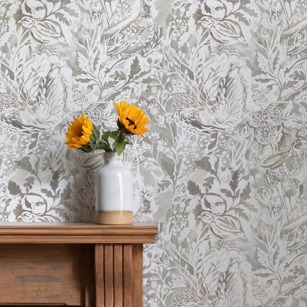 Voyage Maison Voyage Maison Wallpaper Animals Rothesay 1.4m Wide Width Wallpaper (By The Metre) in Nut