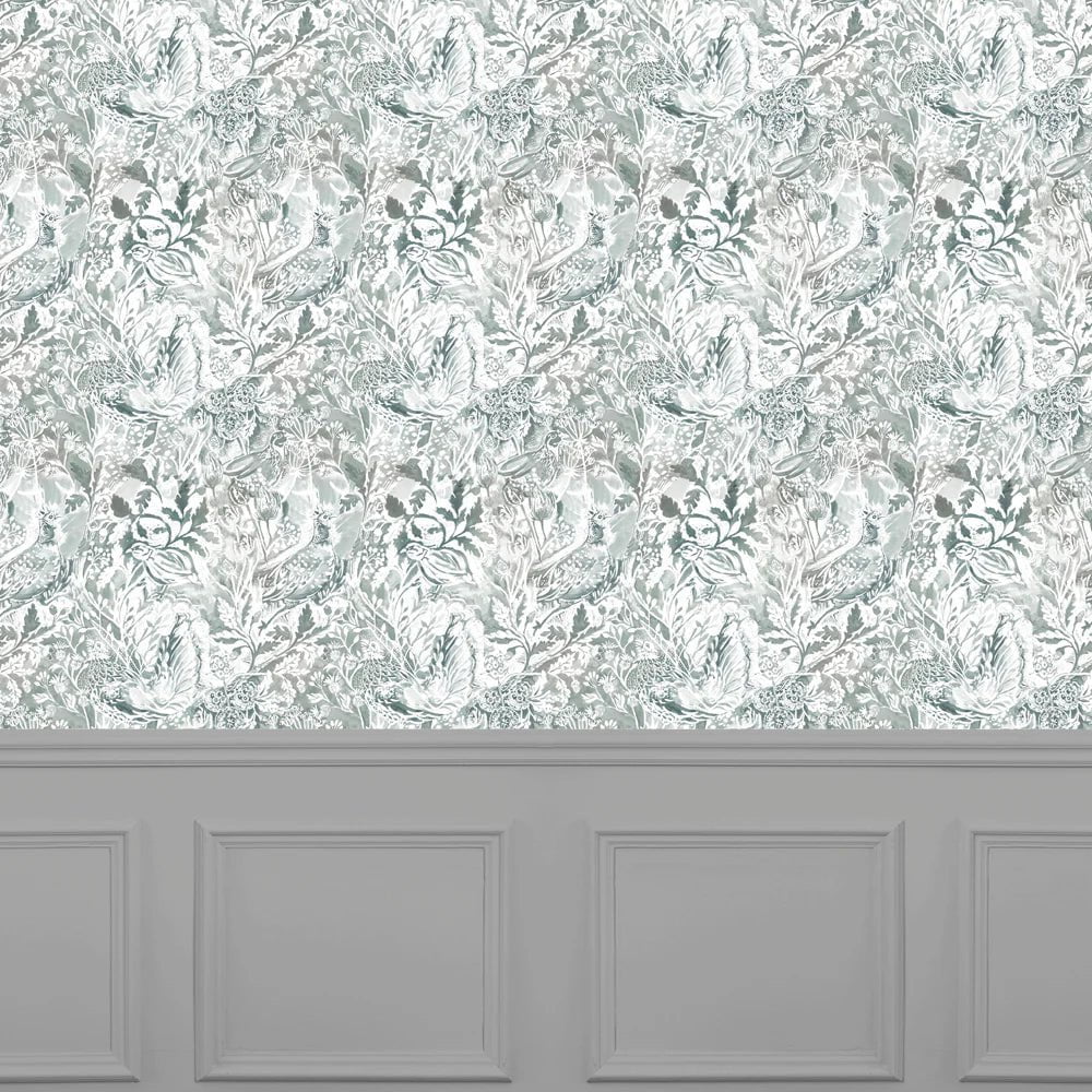 Voyage Maison Voyage Maison Wallpaper Animals Rothesay 1.4m Wide Width Wallpaper (By The Metre) in Stone