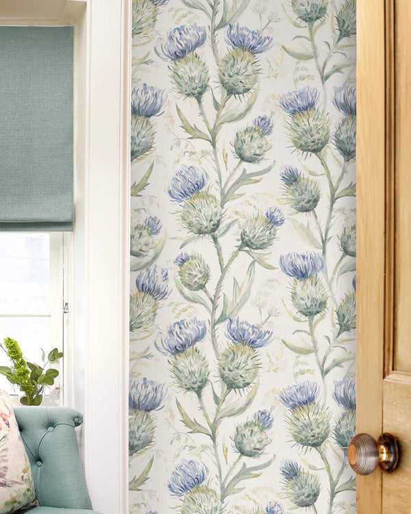 THISTLE GLEN 1.4M WIDE-WIDTH WALLPAPER WINTER by Voyage Maison