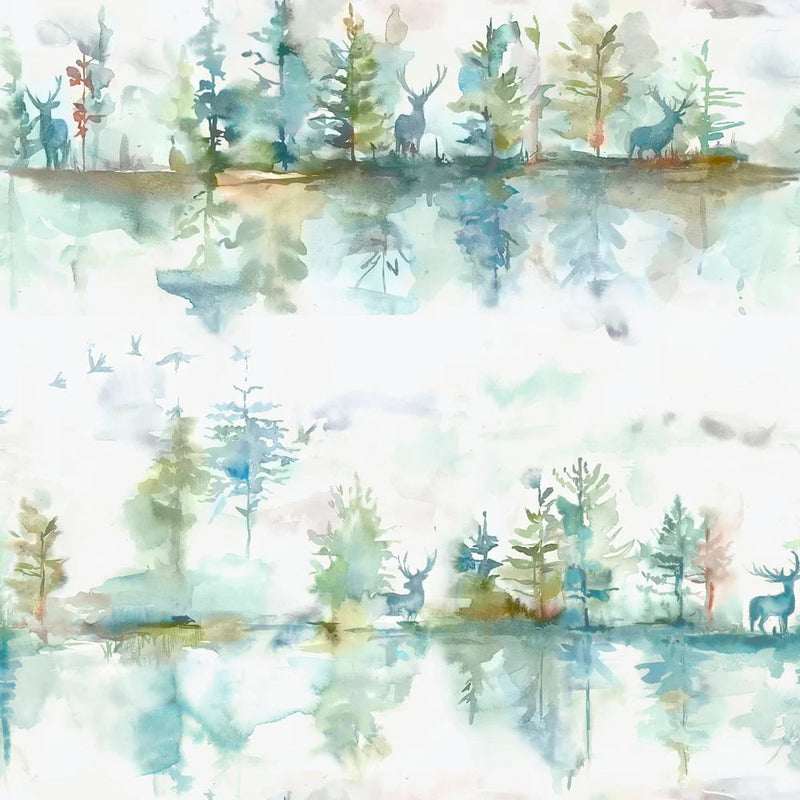 WILDERNESS 1.4M WIDE-WIDTH WALLPAPER TOPAZ by Voyage Maison