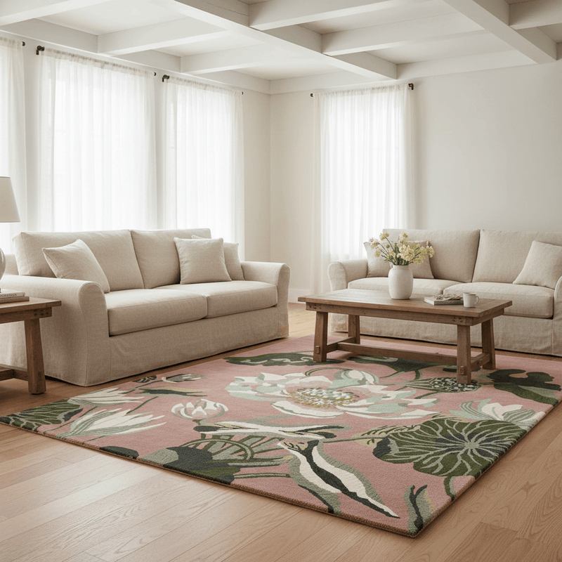 WATERLILY PURE NEW WOOL RUG by Wedgwood (Brink & Campman)