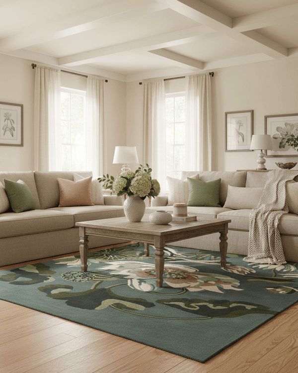 WEDGWOOD WATERLILY AREA RUG  by Brink & Campman