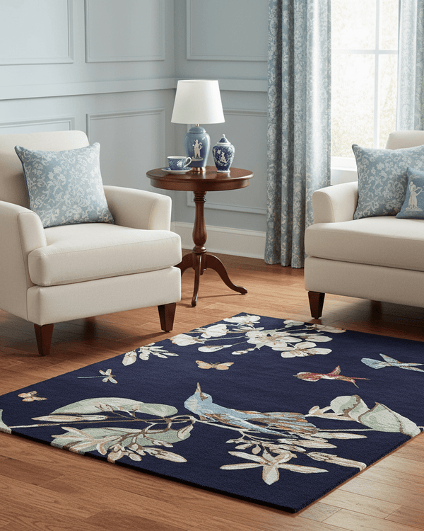 WEDGWOOD HUMMINGBIRD AREA RUG  by Brink & Campman