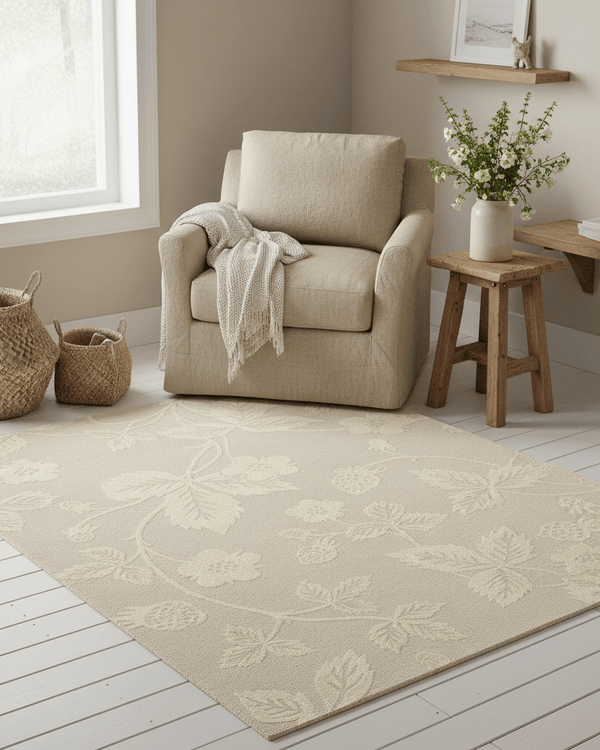 WEDGWOOD WILD STRAWBERRY AREA RUG  by Brink & Campman