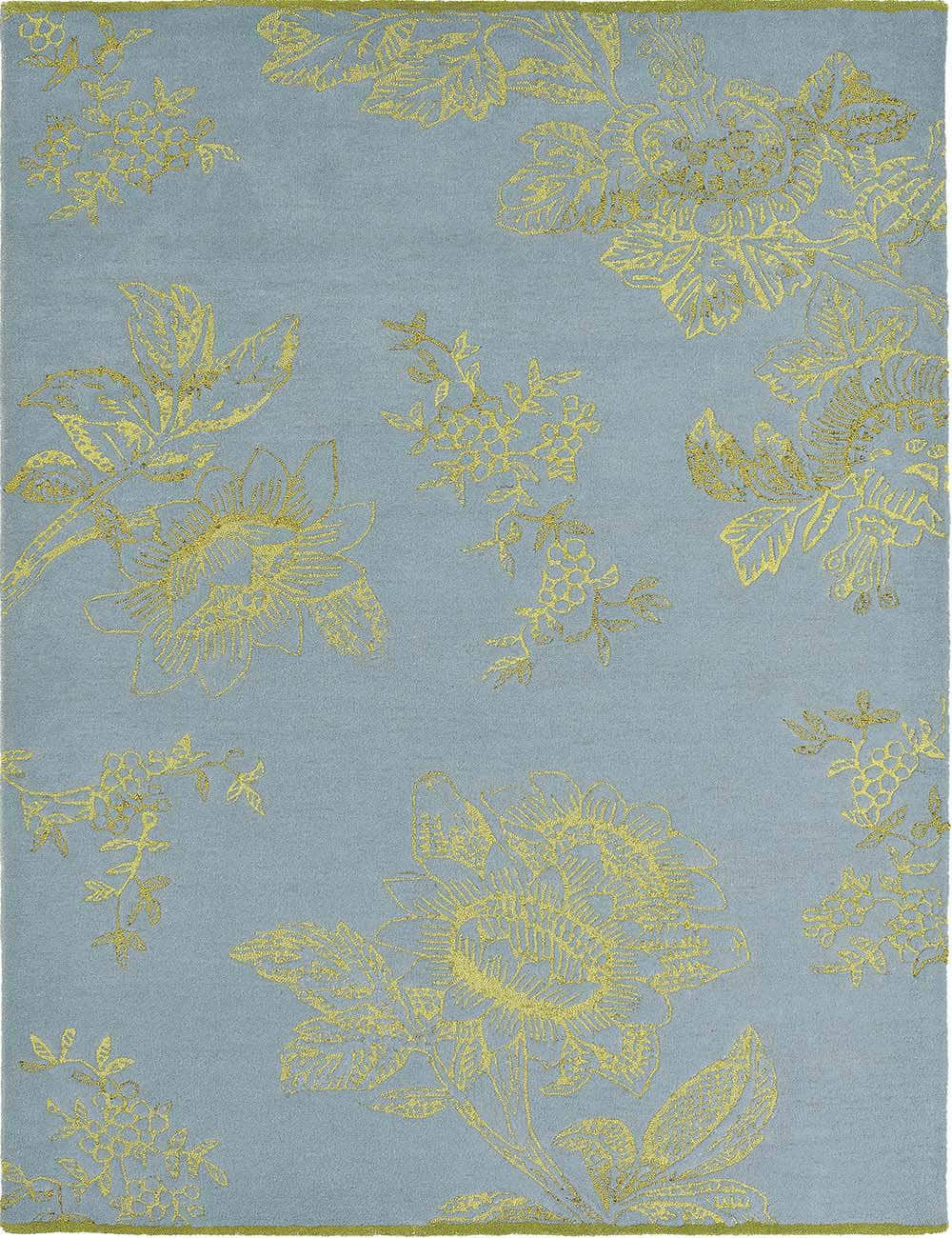 Wedgwood (Brink & Campman) Designer Rugs 120cm x 180cm / Blue Wedgwood Tonquin Pure New Wool/Viscose Rug (available in Blue or Charcoal) by Brink & Campman