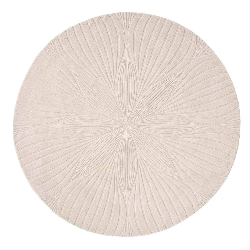 Wedgwood (Brink & Campman) Designer Rugs ROUND 200cm / Stone Wedgwood Folia 2.0  Pure New Wool Rug (available in 3 colours) by Brink & Campman