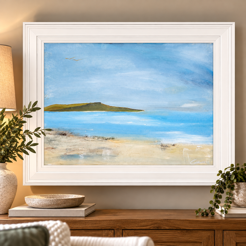WEST COAST OF IRELAND FRAMED PRINT – WHITE FRAME | House of Irish Art
