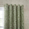 Wylder Curtains Bali Eyelet Curtains in Olive (229cm x 229cm)