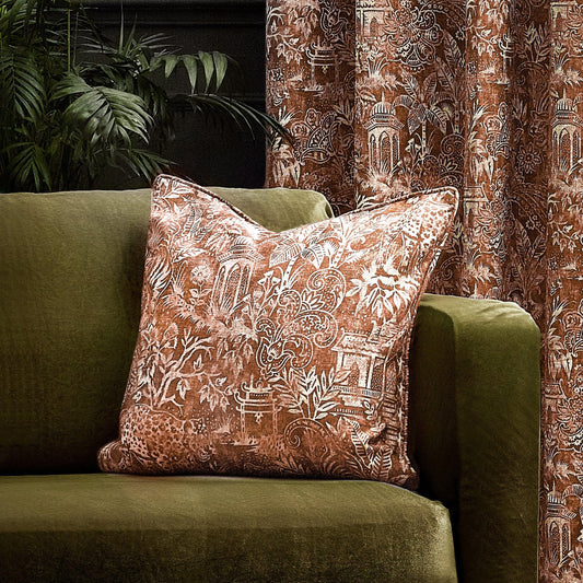 Wylder Cushions Amber Bengal feather filled Cushion 50x50cm (4 colours to choose from)