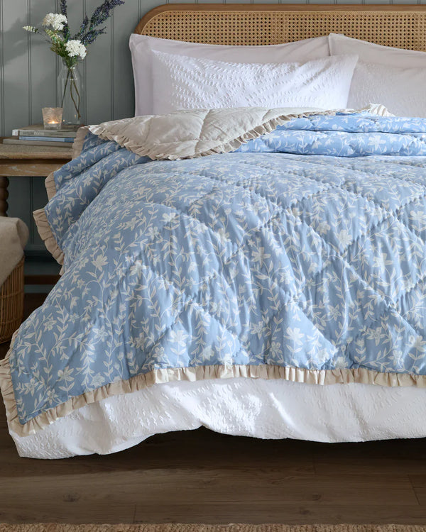 AMELIA 100% COTTON QUILTED BEDSPREAD by Wylder