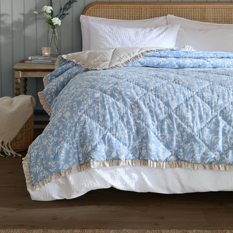 AMELIA 100% COTTON QUILTED BEDSPREAD by Wylder