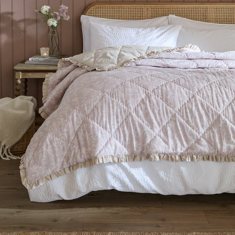 AMELIA 100% COTTON QUILTED BEDSPREAD by Wylder