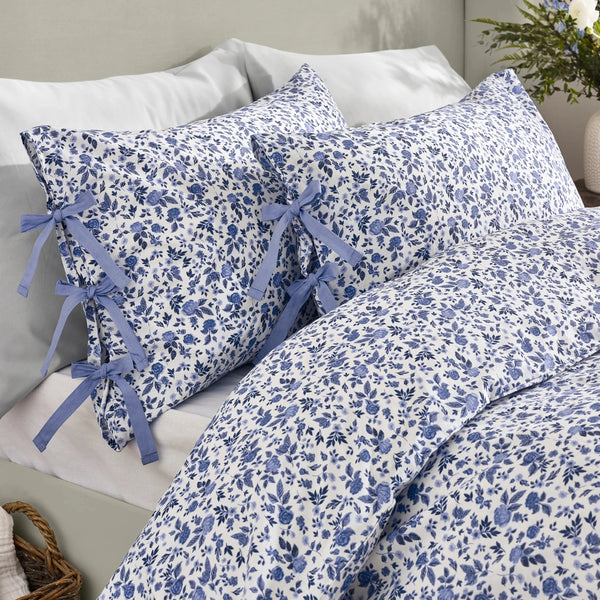 Wylder Nature Hannah Duvet Cover Set – Blue
