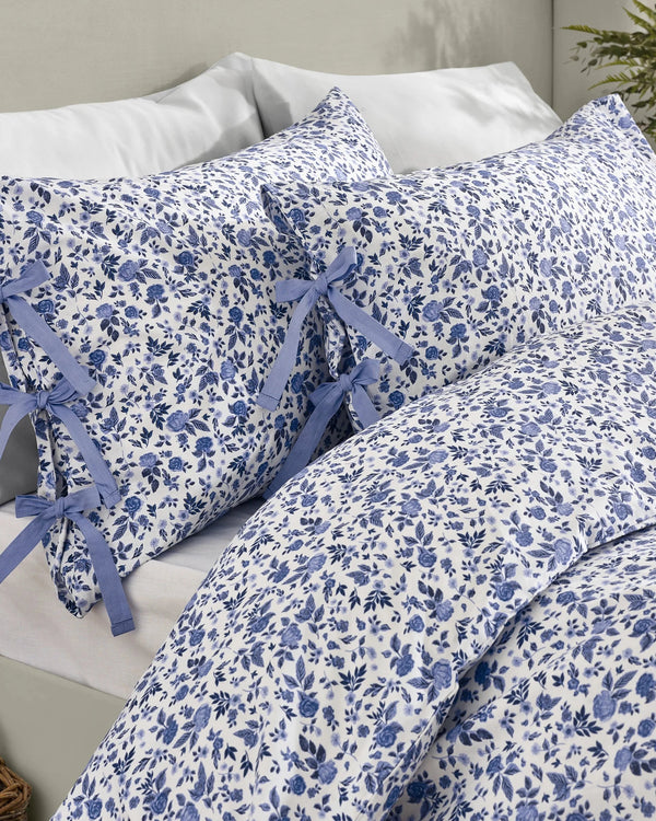 Wylder Nature Hannah Duvet Cover Set – Blue