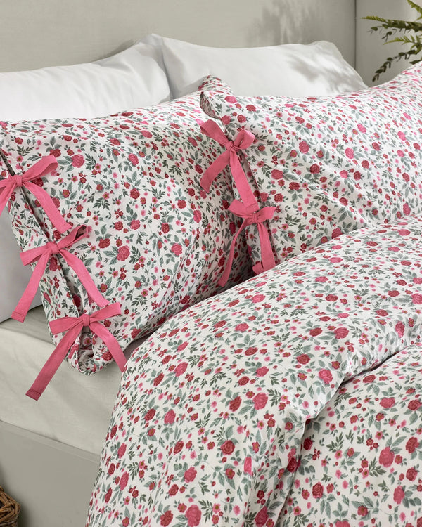 Wylder Nature Hannah Duvet Cover Set – Pink