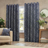 Wylder (Riva Home) Curtains Bali Eyelet Curtains in Midnight (229cm x 229cm)