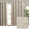 Wylder (Riva Home) Curtains Bali Eyelet Curtains in Natural (229cm x 229cm)