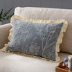 Wylder (Riva Home) Cushions French Blue MAE EMBROIDERED COTTON CUSHION by Wylder