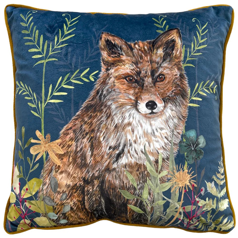 Wylder (Riva Home) Cushions Willow Fox Cushion in Midnight