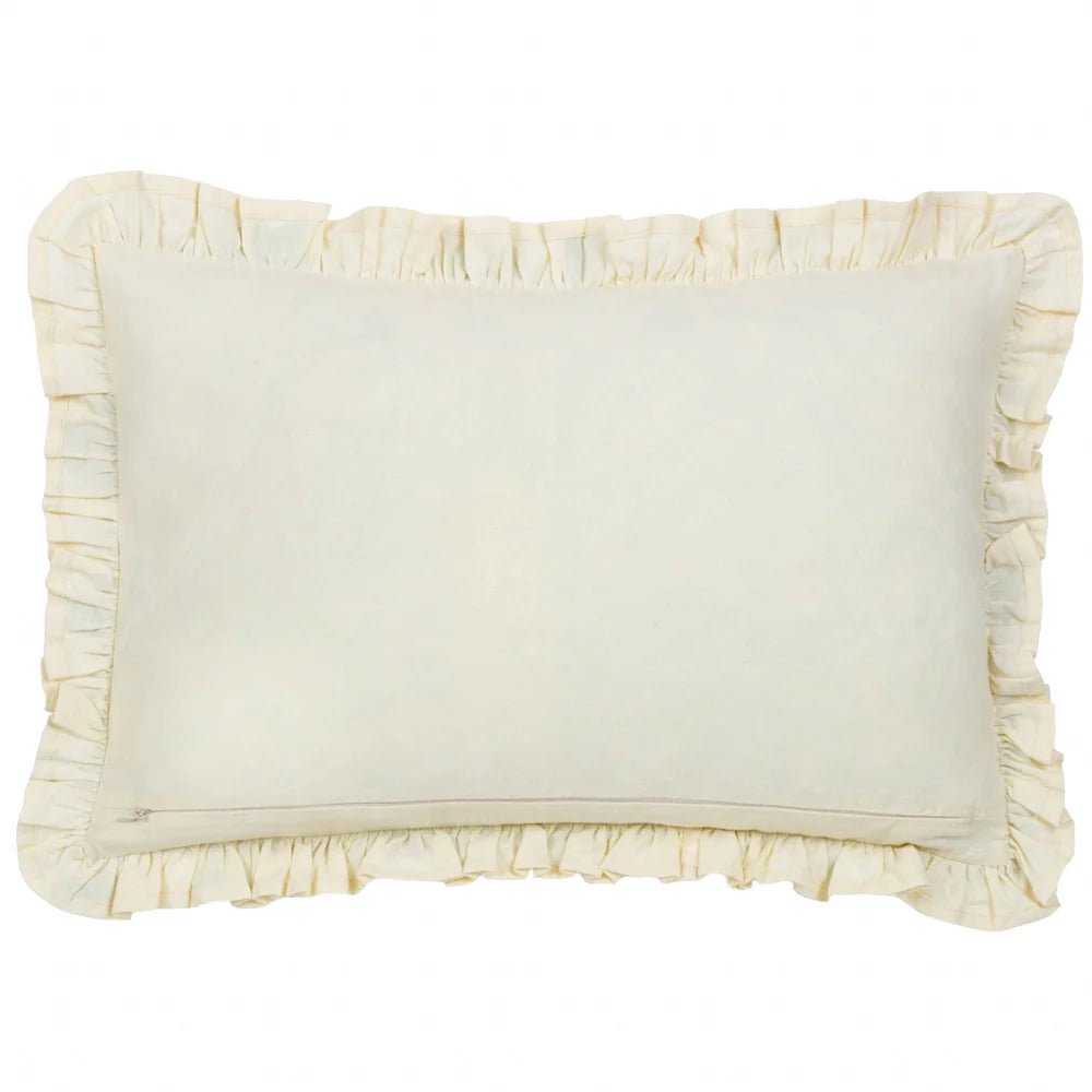 Wylder (Riva Home) Cushions Wylder Mae Embroidered Cotton Cushion (available in 2 colours)