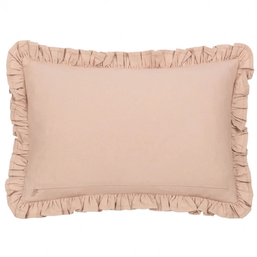 Wylder (Riva Home) Cushions Wylder Mae Embroidered Cotton Cushion (available in 2 colours)