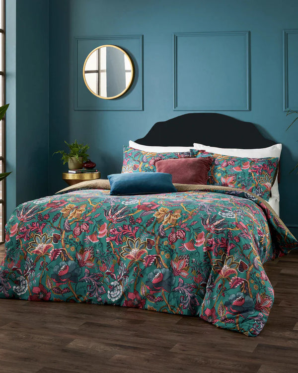 VIRANAI EXOTIC FLORAL DUVET COVER SET by Wylder
