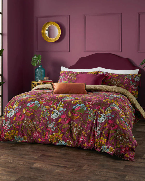 VIRANAI EXOTIC FLORAL DUVET COVER SET by Wylder