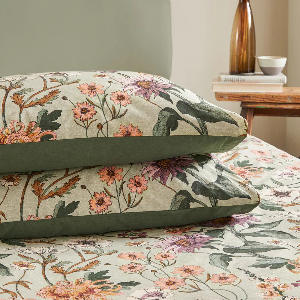Wylder (Riva Home) Duvet Cover set WALLFLOWER BOTANICAL DUVET COVER SET  by Wylder