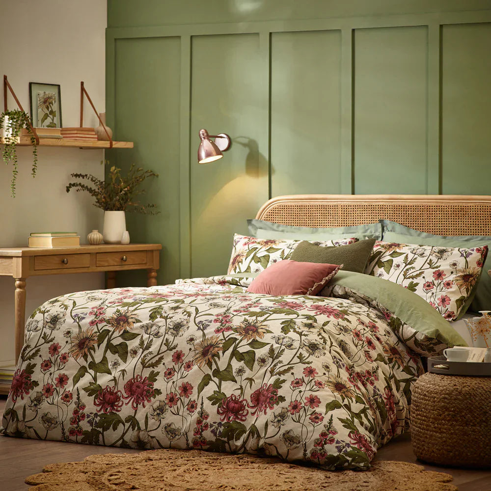 Wylder (Riva Home) Duvet Cover set WALLFLOWER BOTANICAL DUVET COVER SET  by Wylder