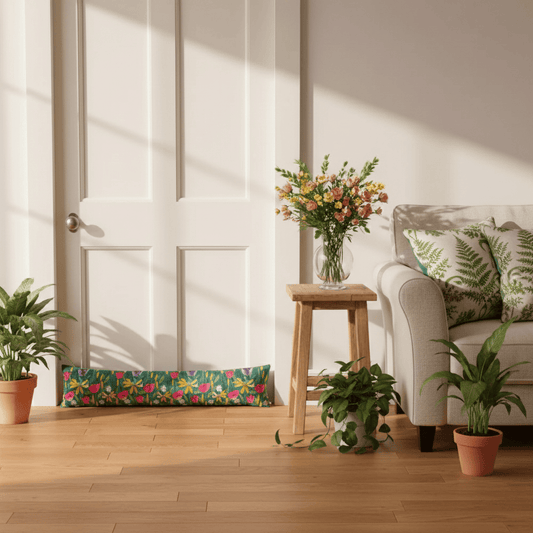 Wylder (Riva Home) Interior Design Range House of Bloom Celandine Draught Excluder Teal by Wylder