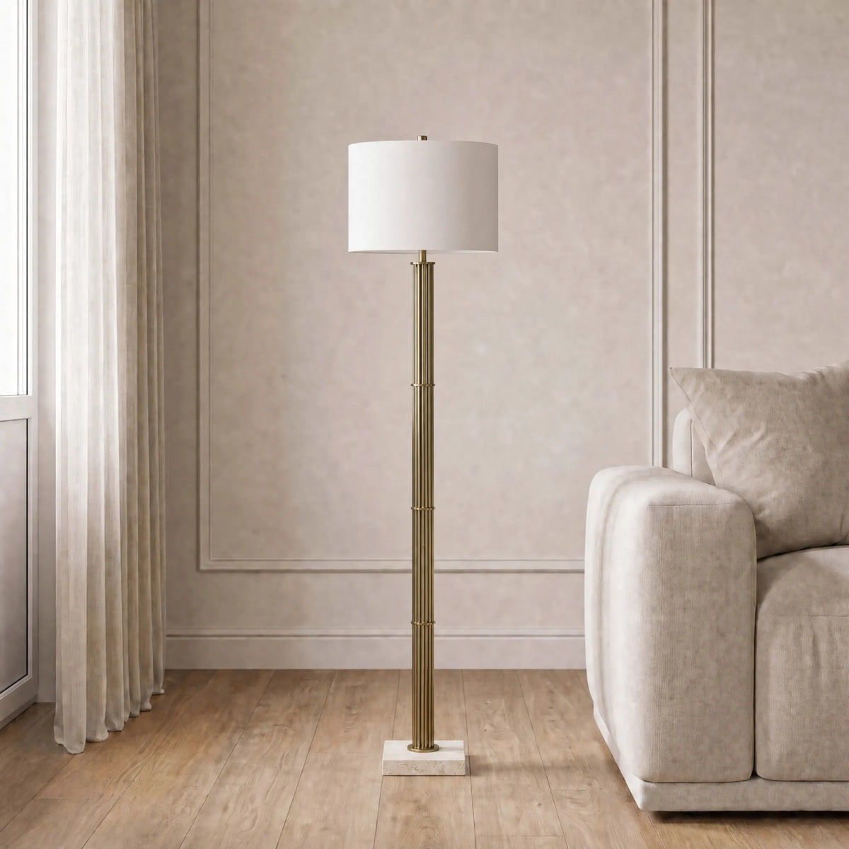 CARMEN TABLE & FLOOR LAMPS by Scatter Box