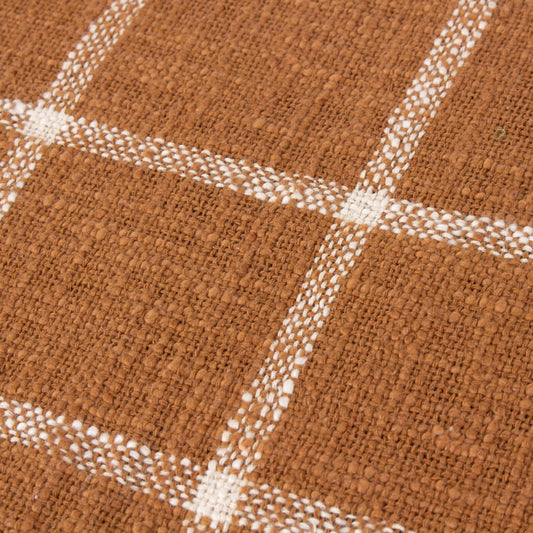 Yard Cushions Beni Natural Weave Throw medium 130x180cm - Ginger/Natural