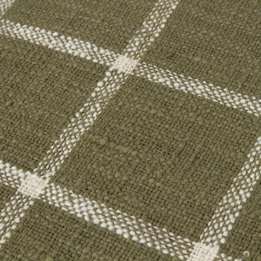Yard Cushions Beni Natural Weave Throw medium 130x180cm - Moss/Natural
