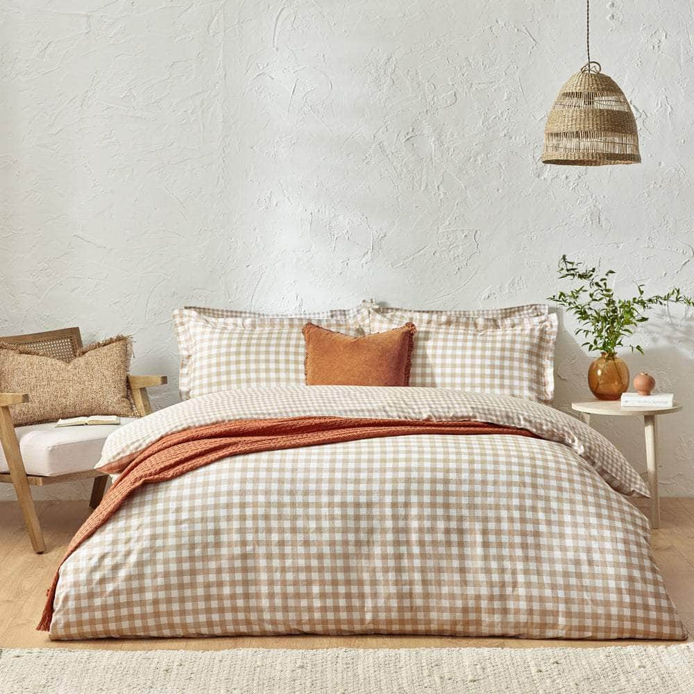 Yard (Riva Home) Bedspread Yard Barton Check Reversible Duvet Cover Set (available in 6 stunning colours)