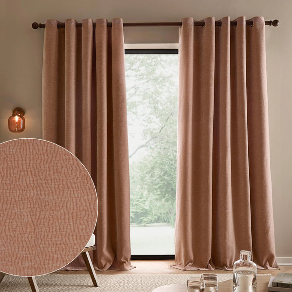 HEATH WASHED VELVET FULLY LINED CURTAINS by Yard