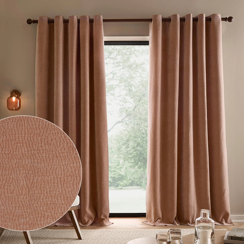 HEATH WASHED VELVET FULLY LINED CURTAINS by Yard