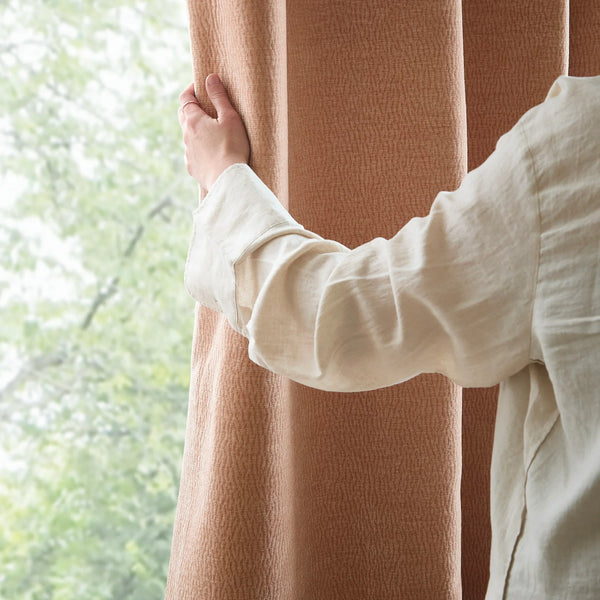 HEATH WASHED VELVET FULLY LINED CURTAINS by Yard