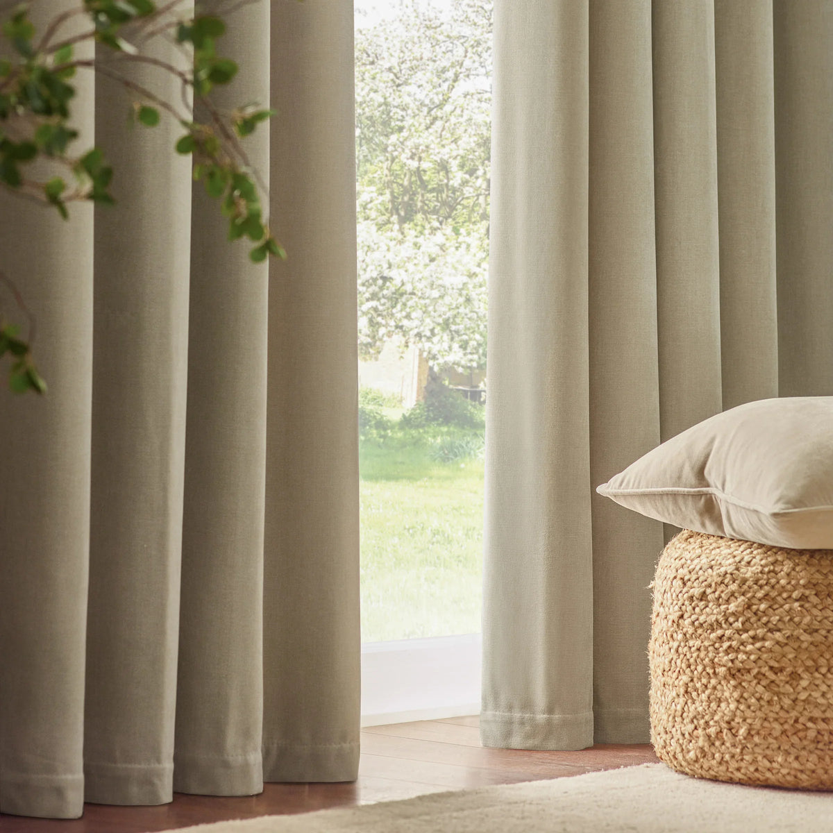 Yard (Riva Home) Curtains HEAVY CHENILLE VELVET ROOM DARKENING EYELET CURTAINS by Yard